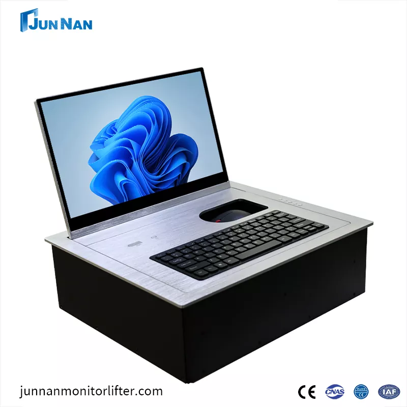 आधुनिक कॉन्फ्रेंस टेबल के लिए एलसीडी मॉनिटर फ्लिप-फ्लॉप बेहतर विकल्प क्यों है?